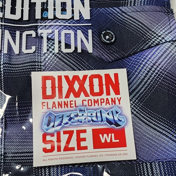 DIXXON FLANNEL x THE OFFSPRING - SUPERCHARGED Flannel Shirt - Women's Large - Picture 4 of 10